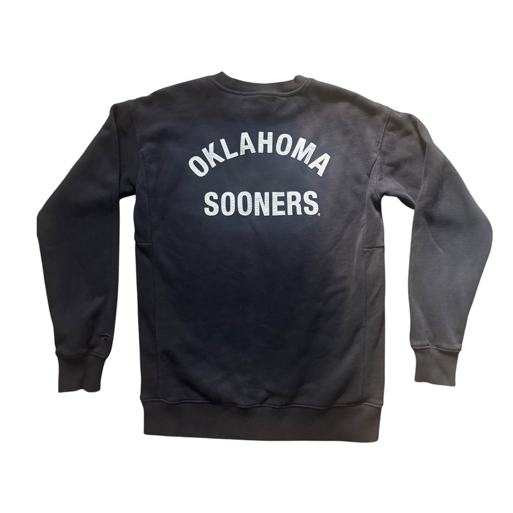 Fanatics Signature Black Oklahoma Sooners Crewneck Sweatshirt Size Small - Picture 2 of 9